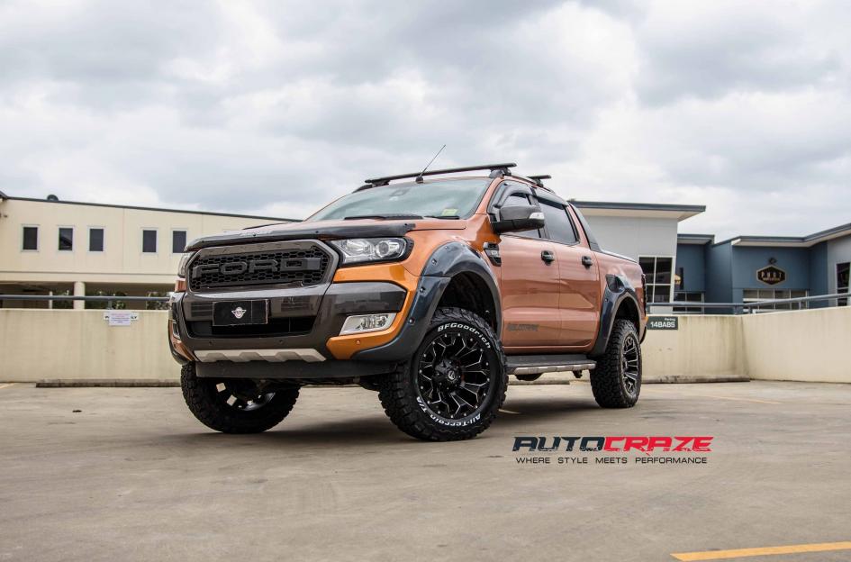 FORD RANGER ASSAULT GLOSS BLACK MILLED ACCENTS 6