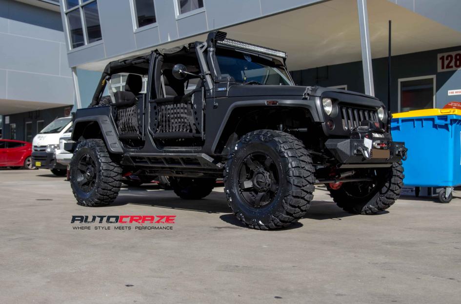 JEEP WRANGLER ROCKSTAR XD 2 MATTE BLACK