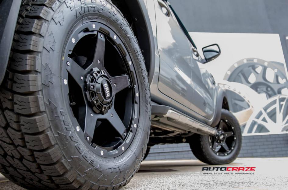 FORD RANGER GD04 MATTE BLACK