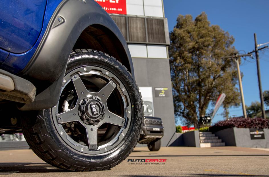 FORD RANGER GD04 GRAPHITE WITH MILLED ACCENTS 8
