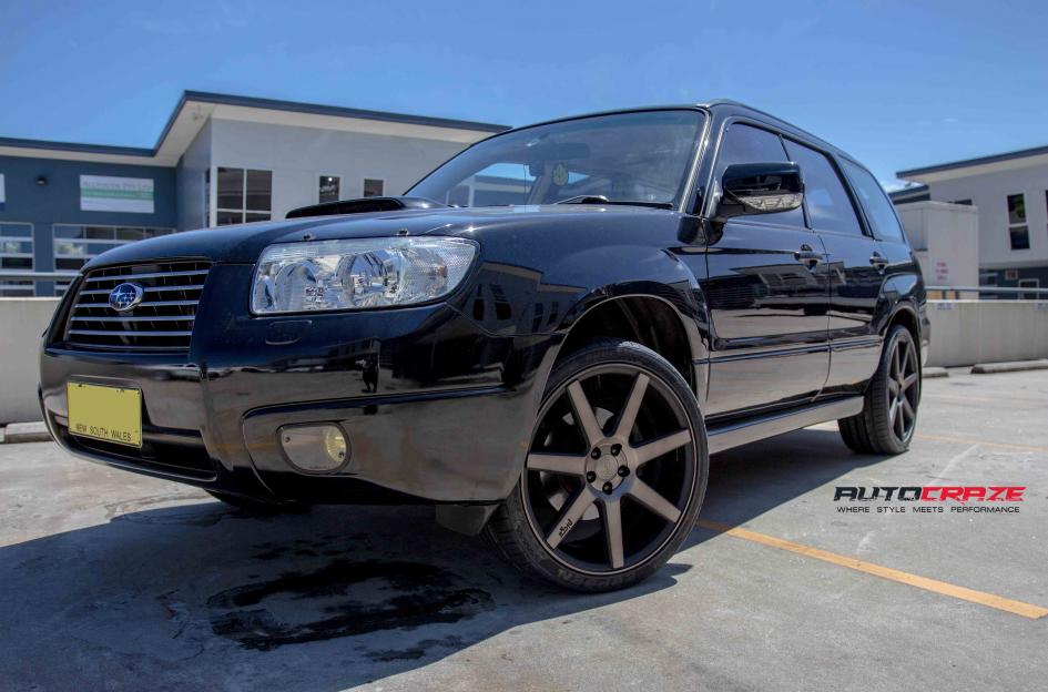 SUBARU FORESTER VERONA MATTE BLACK TINTED FACE