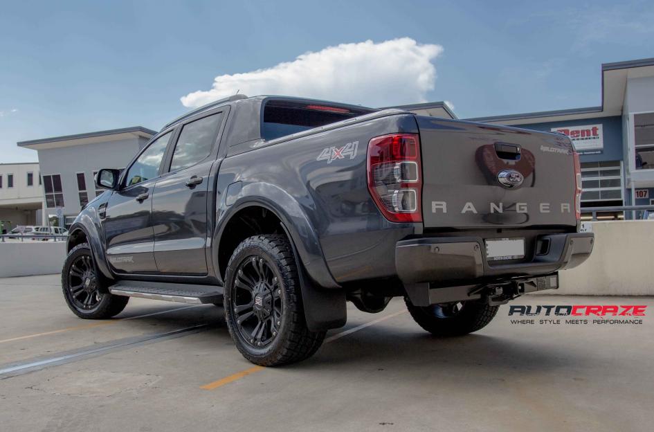 FORD RANGER MONSTER XD 2 MATTE BLACK 3