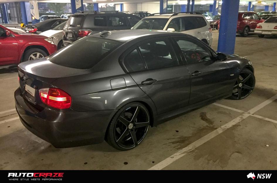 BMW 3 SERIES CONQUISTA 7 SATIN BLACK