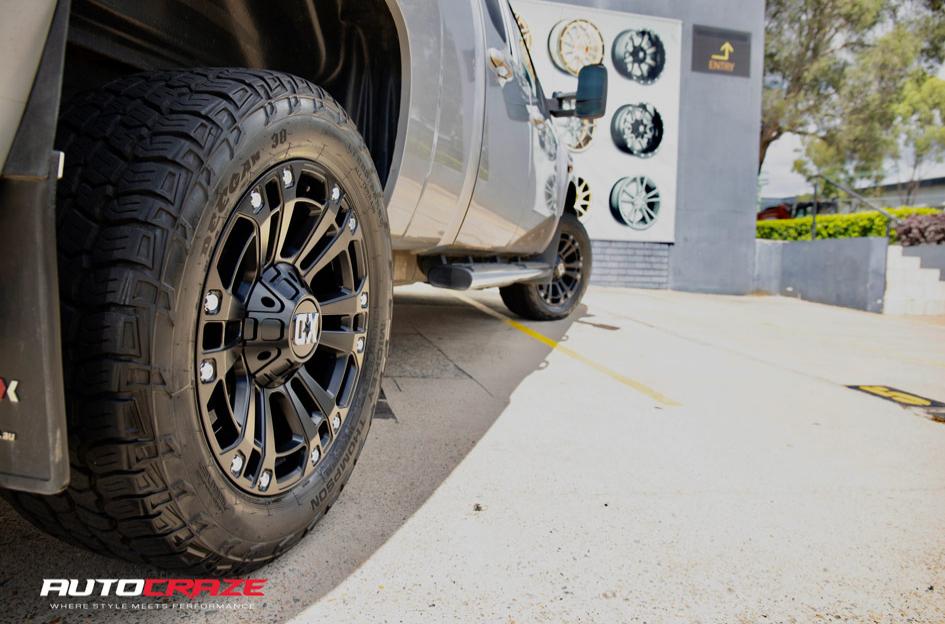 CHEVROLET SILVERADO MONSTER XD MATTE BLACK