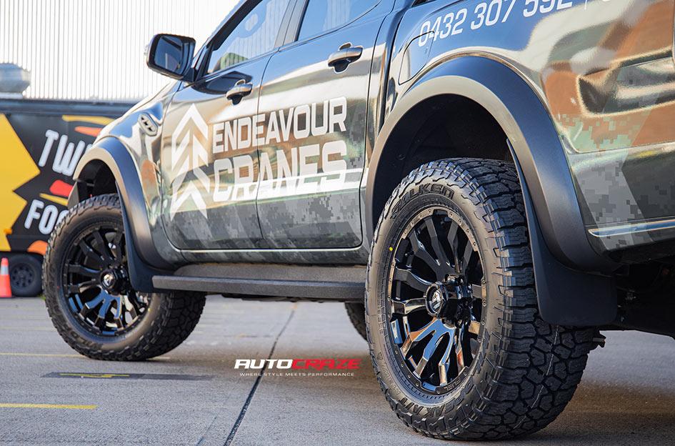 FORD RANGER RAPTOR BLITZ MATTE BLACK MACHINED DDT