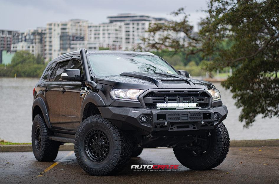 FORD EVEREST OMEGA XD856 SATIN BLACK