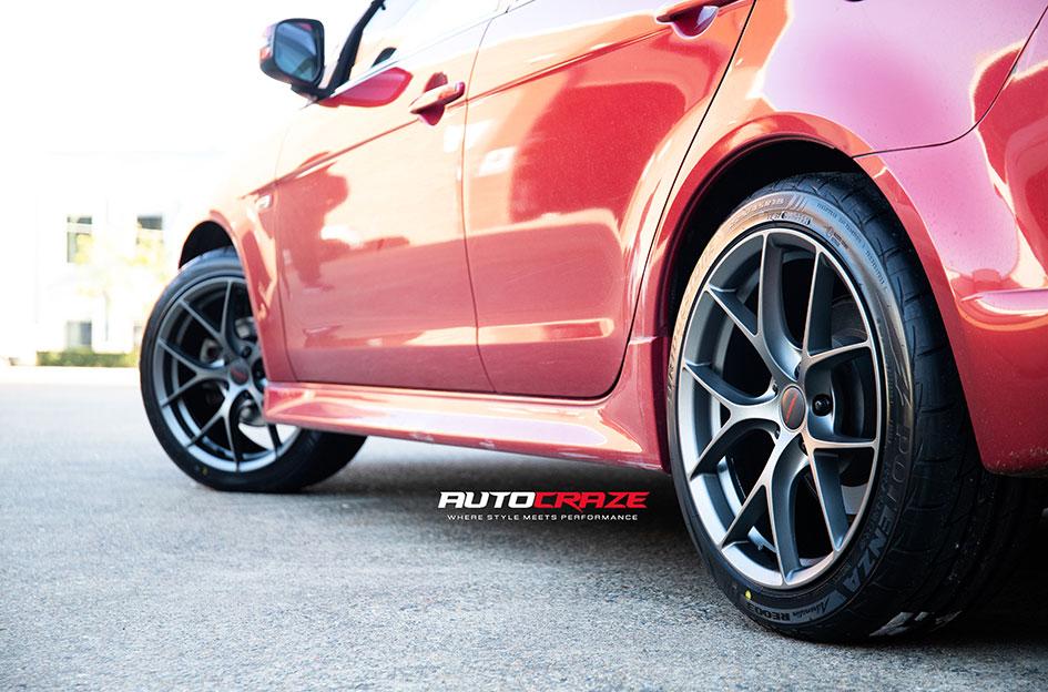 FORD LASER  5 STUD  ZR3 GUNMETAL