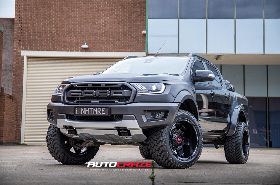 FORD RANGER AB811 SATIN BLACK GLOSS INSERTS