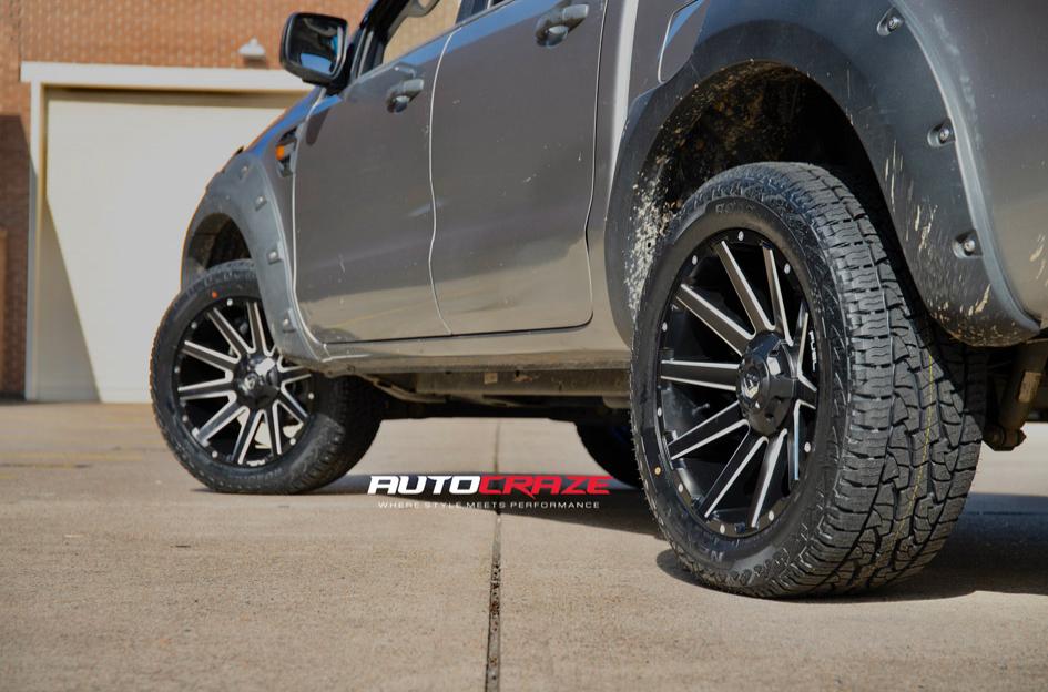 FORD RANGER CONTRA BLACK MILLED