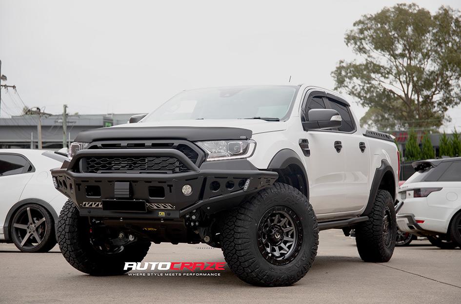 FORD RANGER COVERT MATTE ANTHRACITE BLACK RING