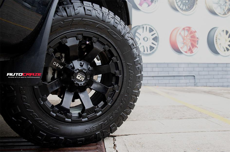 FORD RANGER AMBUSH MATTE BLACK