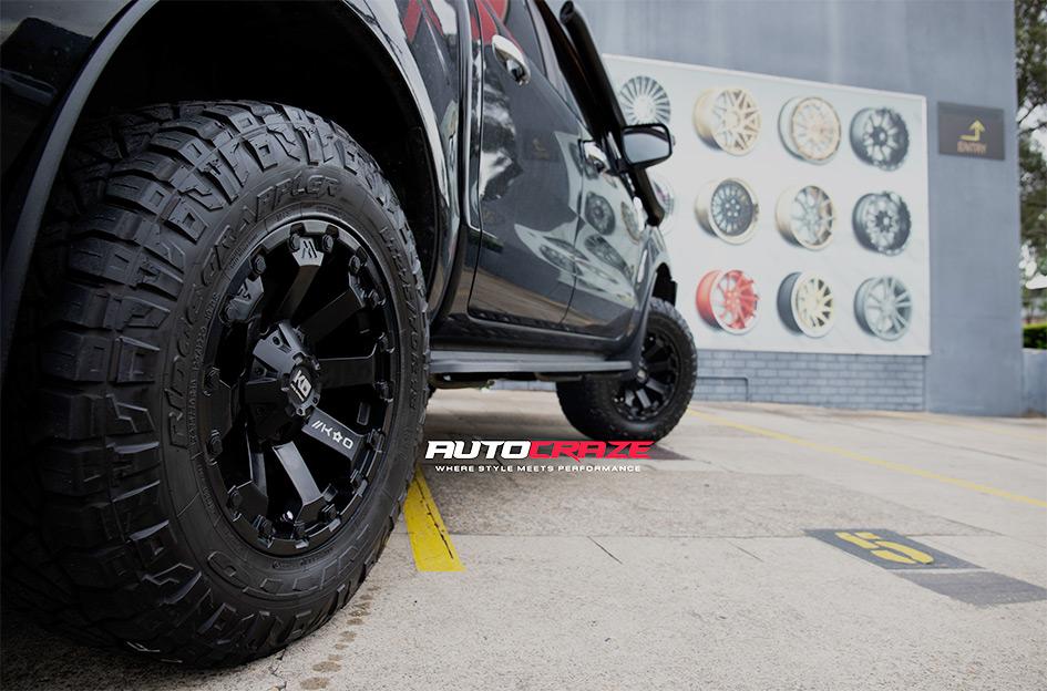 FORD RANGER AMBUSH MATTE BLACK