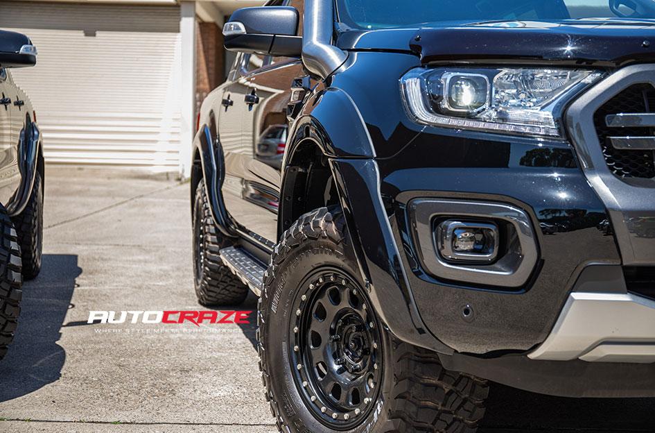 FORD RANGER D LOCKER BLACK