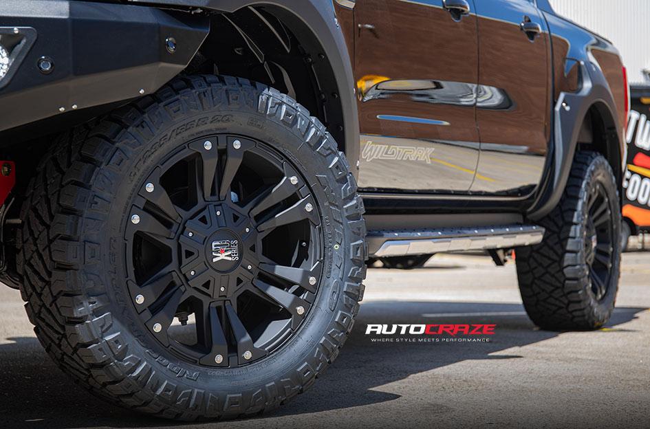 FORD RANGER MONSTER XD MATTE BLACK