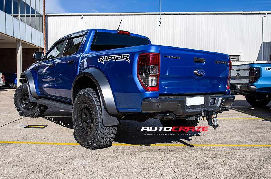 FORD RANGER RAPTOR BLOCK MATTE ANTHRACITE BLACK RING