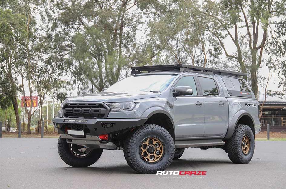 FORD RANGER RAPTOR DIRTY HARRY MATTE BRONZE BLACK LIP 