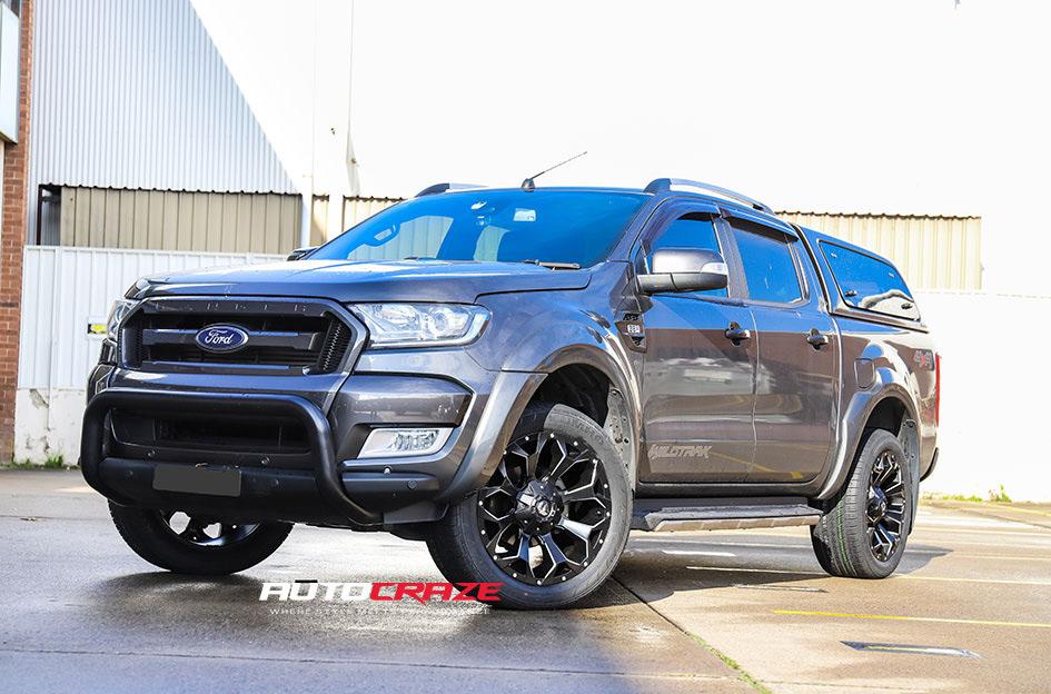 FORD RANGER ASSAULT GLOSS BLACK MILLED ACCENTS
