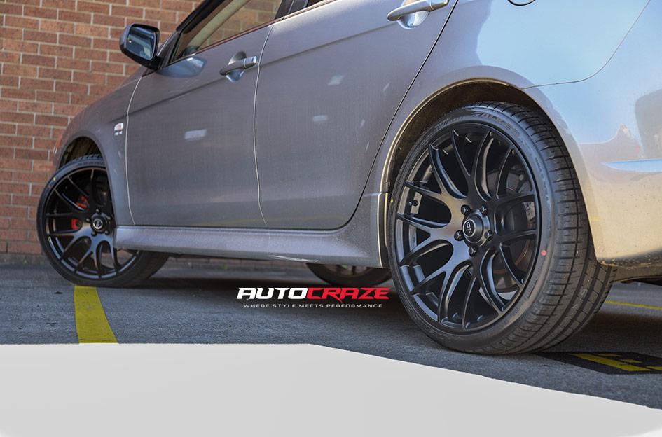 MITSUBISHI LANCER OX111 MATTE BLACK