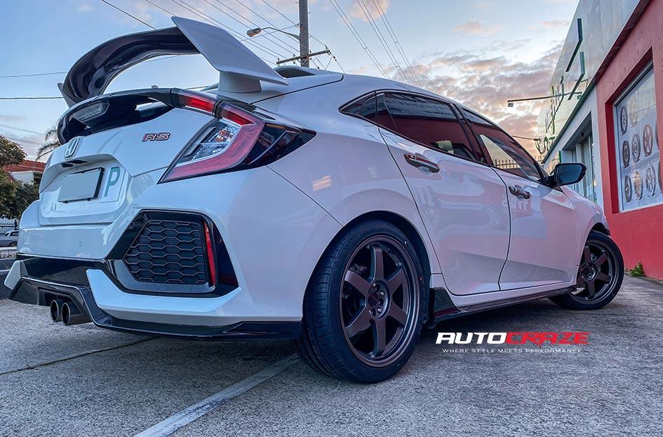 HONDA CIVIC 5 STUD DRIFTER GUN METAL MATTE