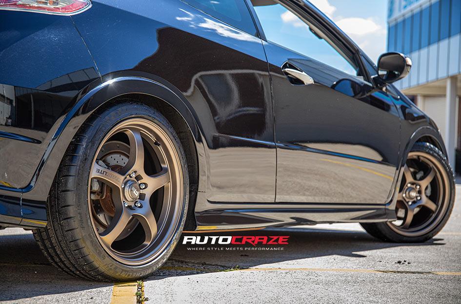 HONDA CIVIC 5 STUD MR131 MATTE BRONZE