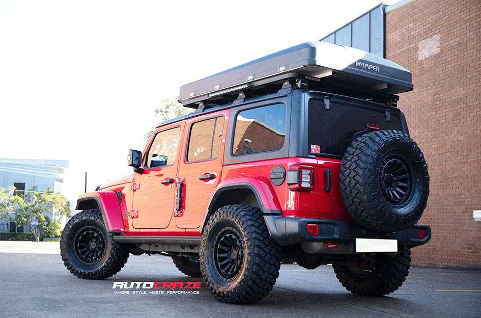 JEEP WRANGLER RAID MATTE BLACK
