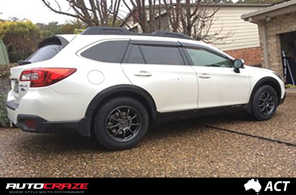 SUBARU OUTBACK ENKEI PF09 MATTE DARK GUN METALLIC