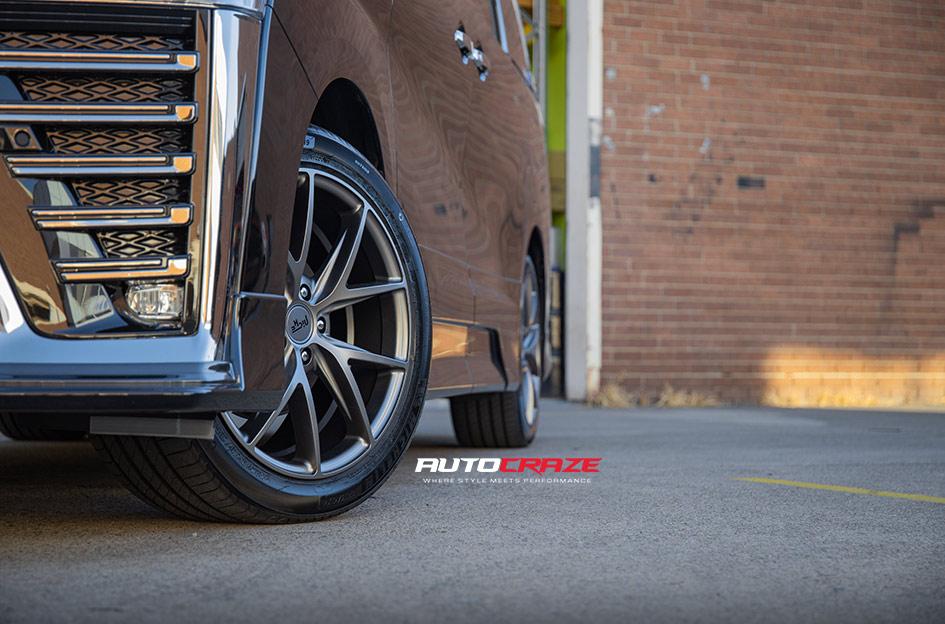 TOYOTA VELLFIRE MISANO MATTE GUN METAL
