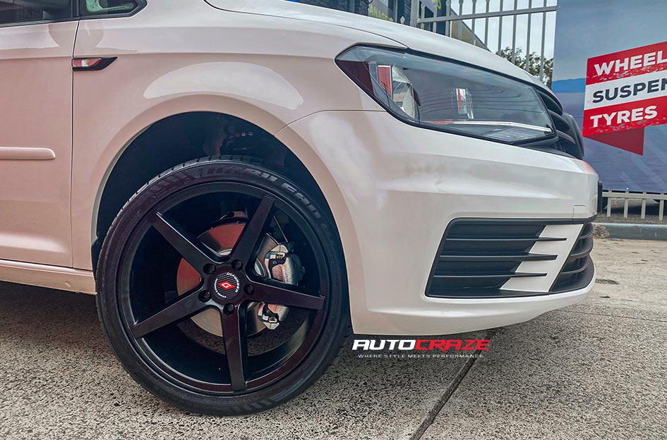 VOLKSWAGEN CADDY IFG7 FLAT BLACK WHEEL