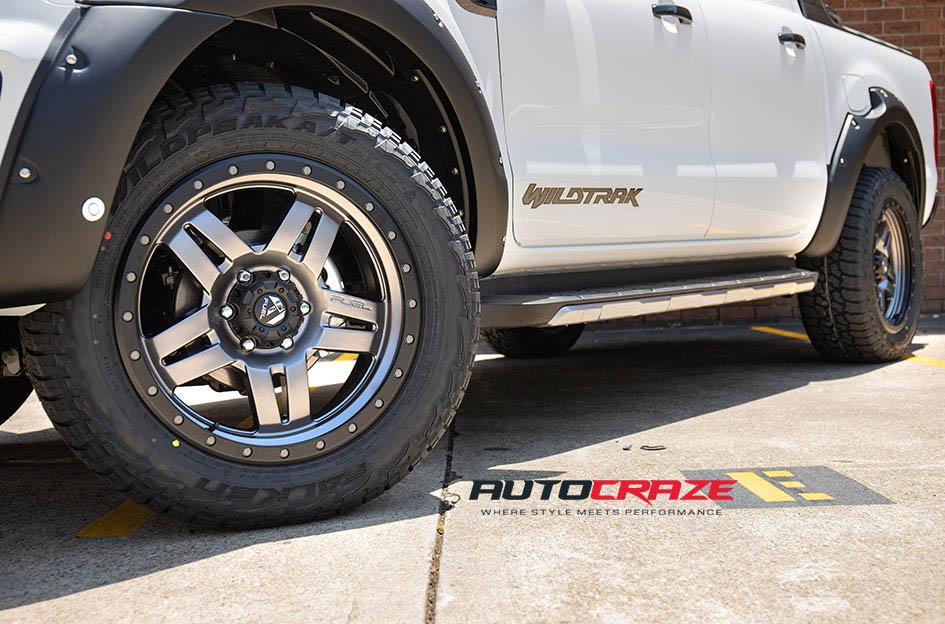 FORD RANGER ANZA MATTE ANTHRACITE WITH BLACK RING