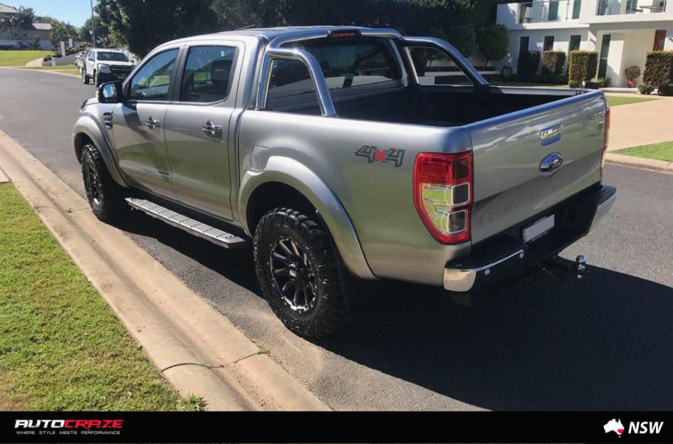 FORD RANGER GRID GD05 MATTE BLACK MILLED ACCENTS
