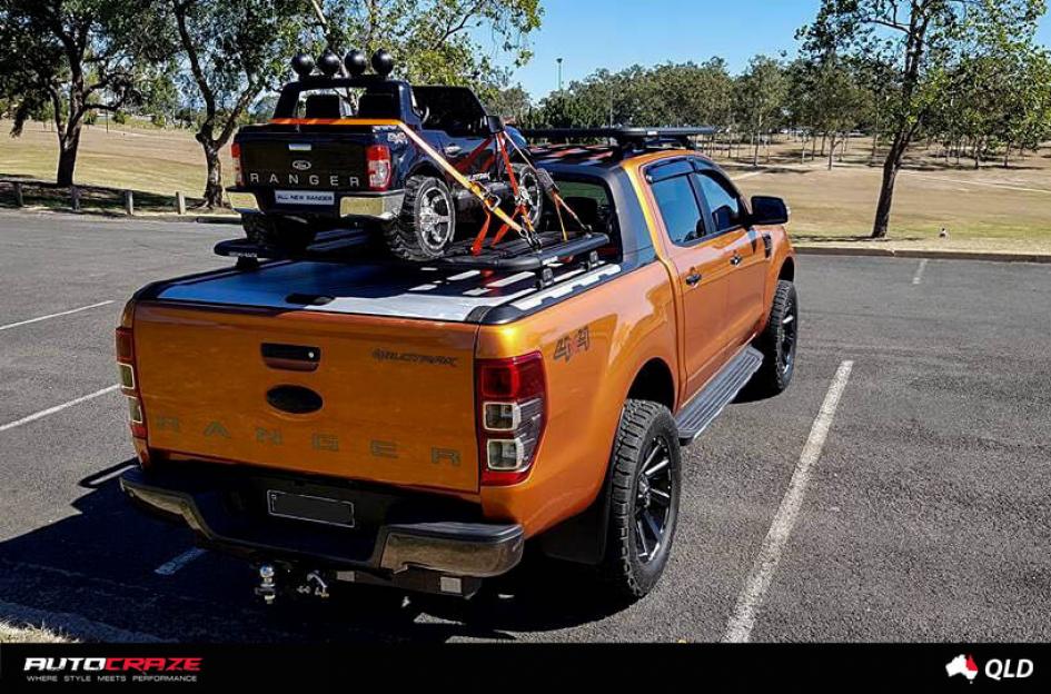 FORD RANGER RAZOR MATTE BLACK MILLED ACCENTS