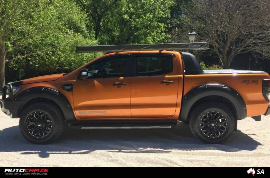 FORD RANGER ASSAULT GLOSS BLACK MILLED ACCENTS