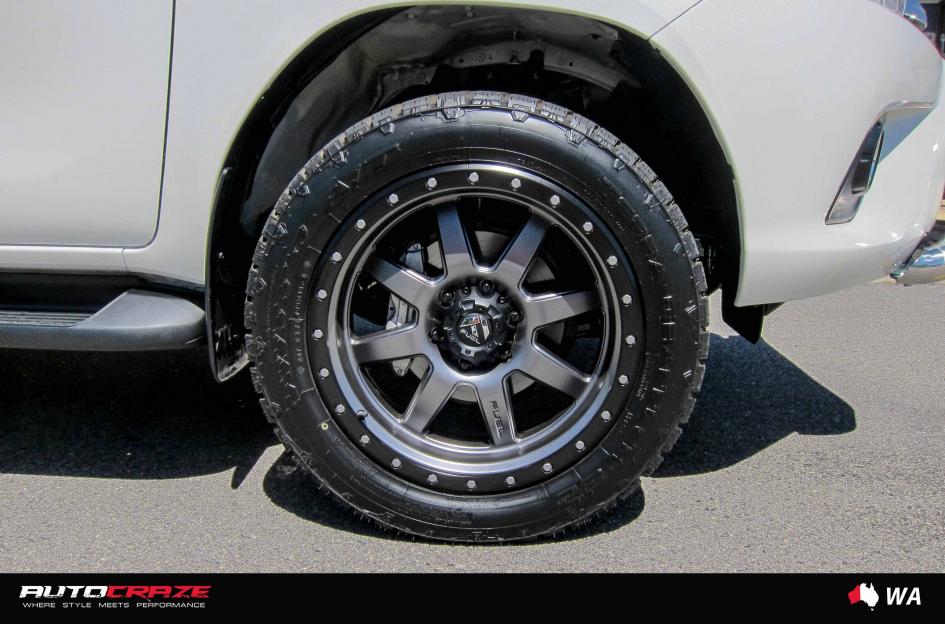 TOYOTA HILUX N80 4WD TROPHY MATTE ANTHRACITE WITH BLACK RING 4