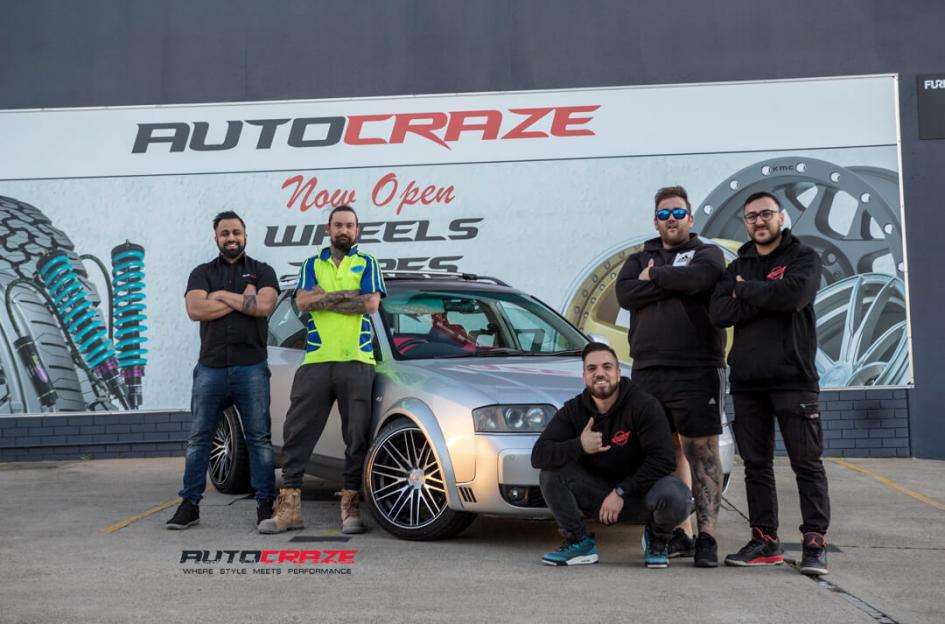 AUDI ALL ROAD LS2 MATTE BLACK MACHINED FACE
