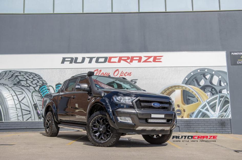 FORD RANGER ASSAULT GLOSS BLACK MILLED ACCENTS