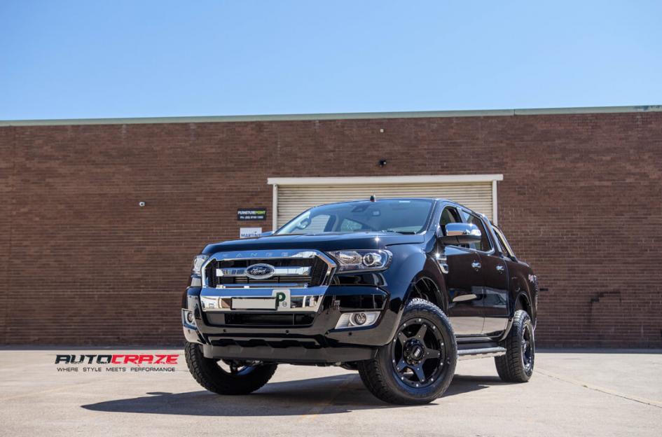 FORD RANGER GD04 MATTE BLACK