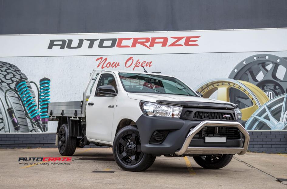 TOYOTA HILUX 2WD (2005 ONWARDS) ROCKSTAR XD 2 MATTE BLACK