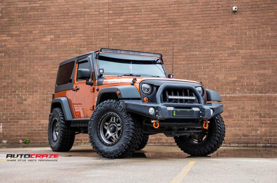 JEEP WRANGLER ANZA MATTE ANTHRACITE WITH BLACK RING 4