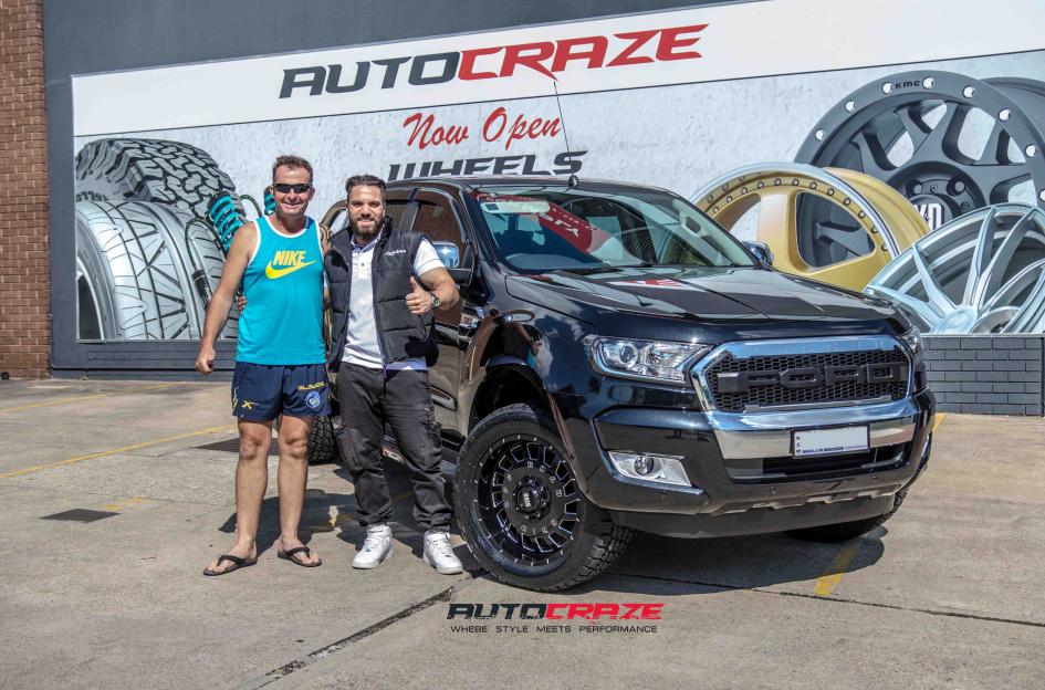 FORD RANGER GD03 GLOSS BLACK MILLED ACCENTS 4