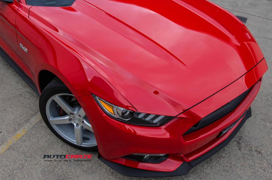 FORD MUSTANG MILAN SILVER MACHINED FACE 4