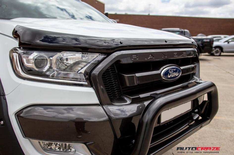FORD RANGER GD08 MATTE BLACK MILLED ACCENTS