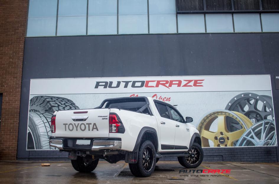 TOYOTA HILUX N80 4WD GD02 MATTE BLACK MACHINED FACE 