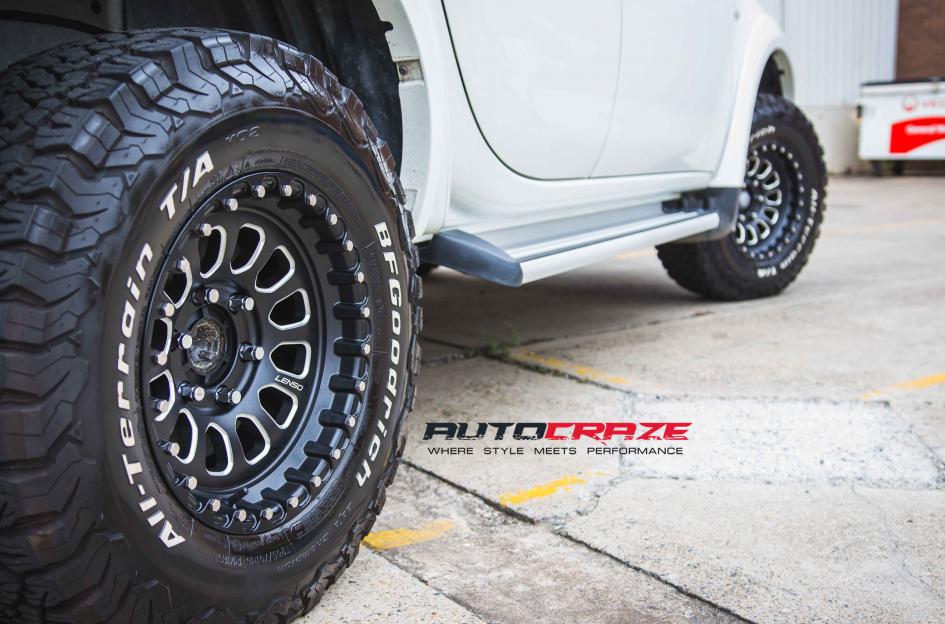 MITSUBISHI TRITON MAX MONSTER MATTE BLACK WITH CHAMFER