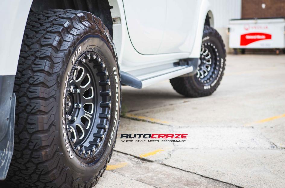 MITSUBISHI TRITON MAX MONSTER MATTE BLACK WITH CHAMFER