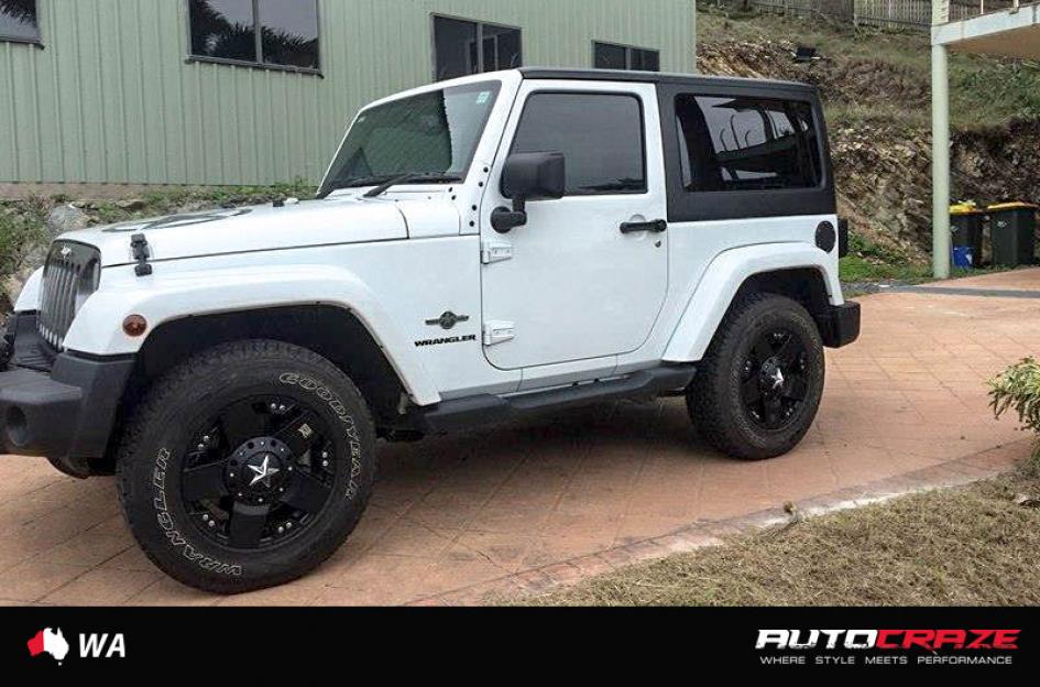 JEEP WRANGLER ROCKSTAR XD MATTE BLACK