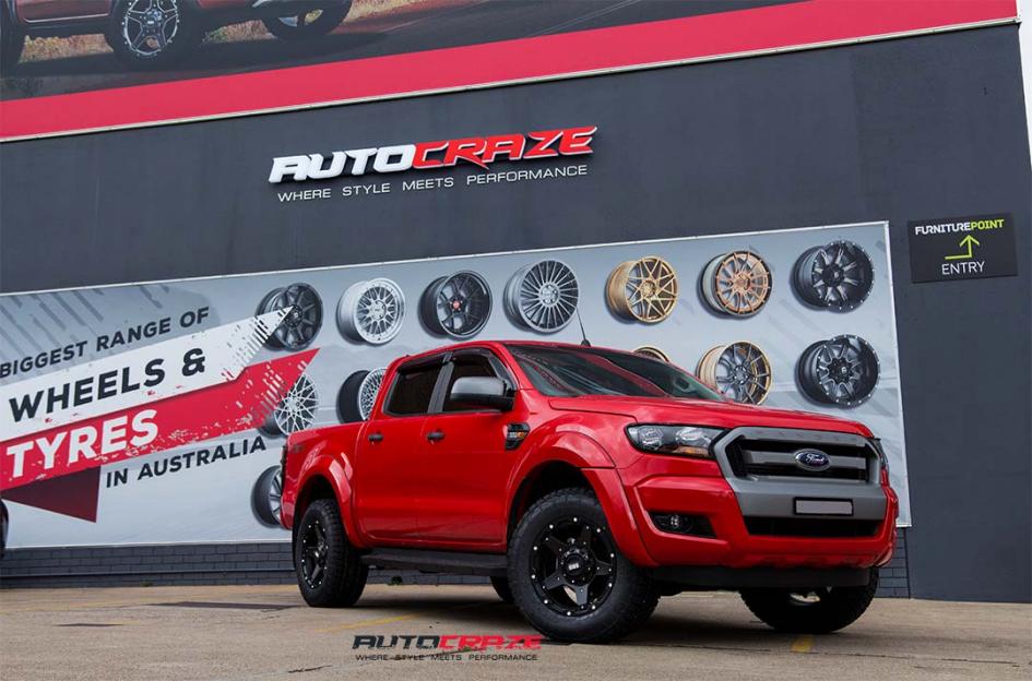FORD RANGER GD04 MATTE BLACK