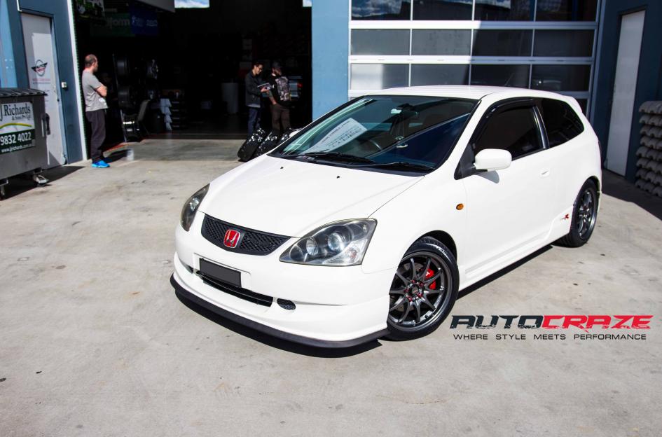 HONDA CIVIC 5 STUD ROTATE GUN METALLIC MATTE