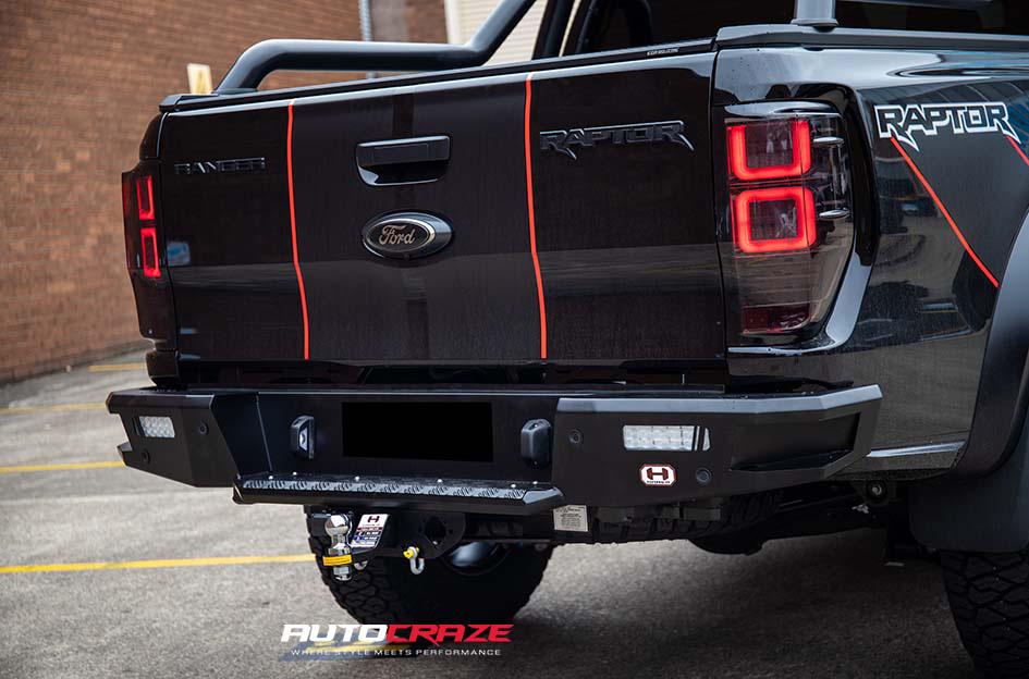 FORD RANGER RAPTOR RAILCAR 6 SATIN BLACK