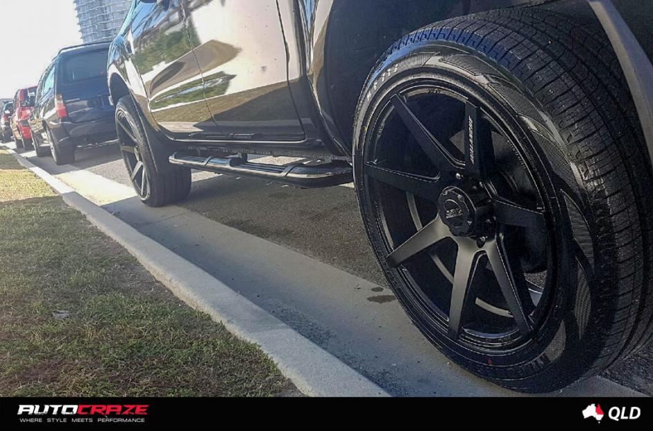 FORD RANGER AVALANCHE MATTE BLACK MILLED FONT