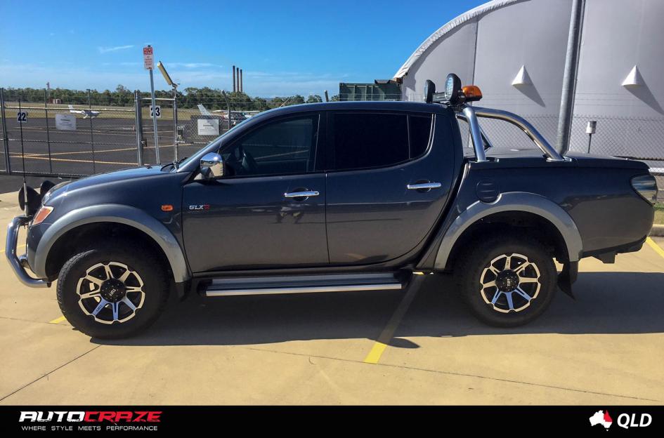 MITSUBISHI TRITON T05 SATIN BLACK MACHINED FACE
